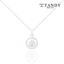 [TANDY] Silver 925 Volume Ball Pendant Necklace TDN602 - 92.5% Pure Silver, Non-Plated, Engraved TANDY Logo for a Timeless Elegant Look - Made in Korea